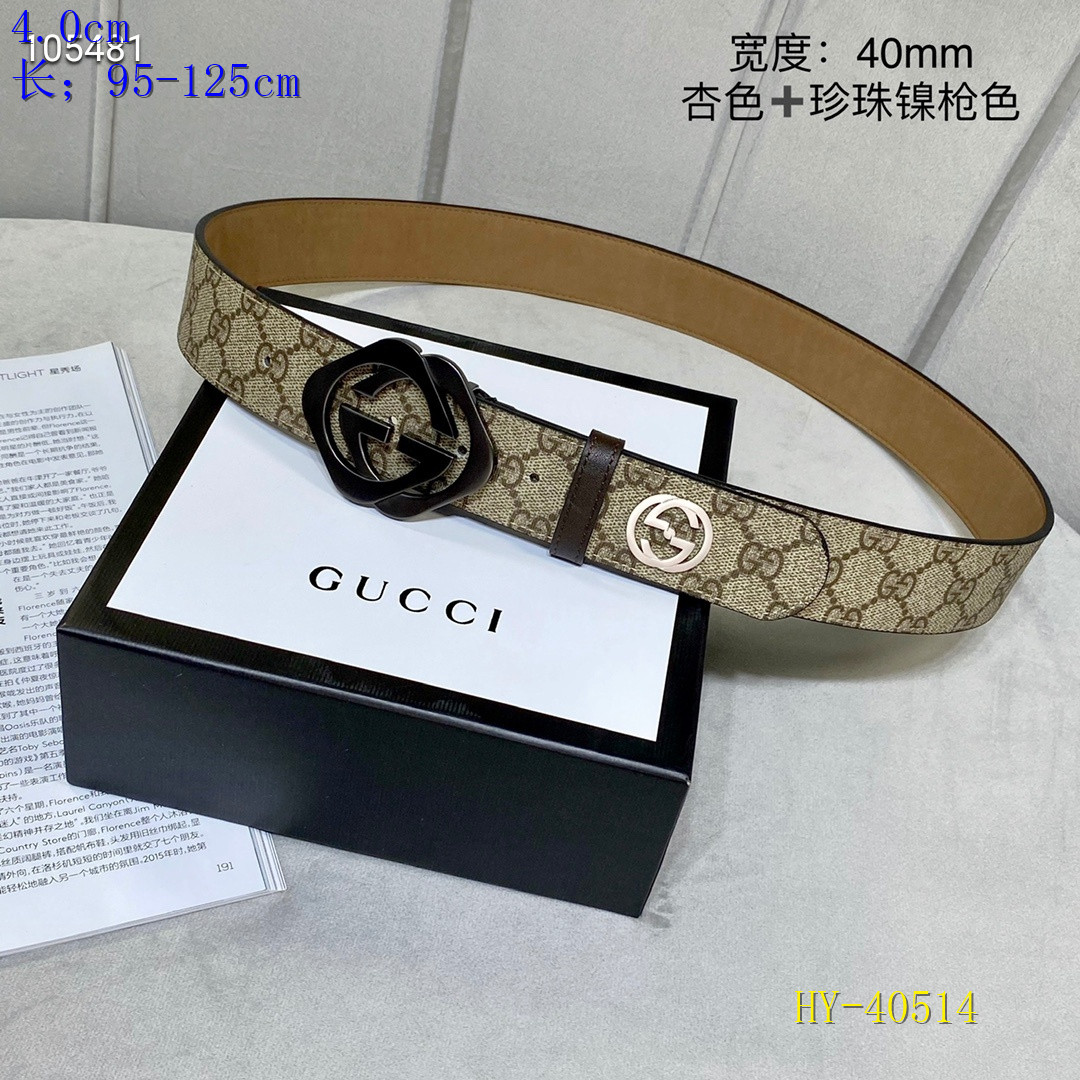 Gucci Belts 4.0CM Width 134